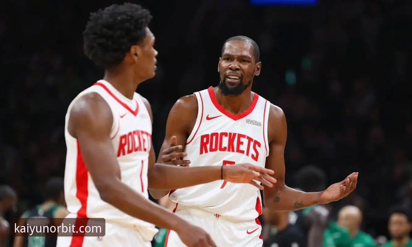 火箭主场大胜尼克斯赛事详解：杜兰特27分引领攻防体系